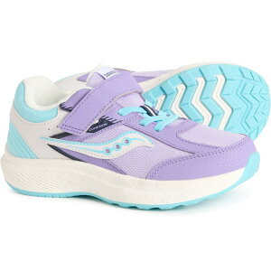 (���) �T�b�J�j�[ �{�[�C�Y �A���h �K�[���Y �R�[�q�[�W���� KDZ A/C �X�j�[�J�[ Saucony Boys and Girls Cohesion KDZ A/C Sneakers Purple/Blue