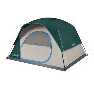 (���) �R�[���}�� �X�J�C�h�[�� �e���g - 6-�p�[�\��, 3-�V�[�Y�� Coleman Skydome Tent - 6-Person, 3-Season Green