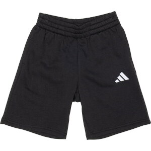 (���) �A�f�B�_�X �r�b�O �{�[�C 3�o�[ ���S �t���[�X �V���[�c adidas Big Boy 3-Bar Logo Fleece Shorts Black Adi