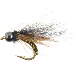 (���) �A���v�J �z�b�g���C���[ �J�f�B�X �j���t �t���C - �_�Y�� UMPQUA Hotwire Caddis Nymph Fly - Dozen Olive