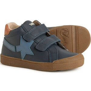 (���) �i�`�����[�m �{�[�C�Y Vl �X�j�[�J�[ - ���U�[ Naturino Boys Singery VL Sneakers - Leather Navy-Celeste