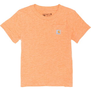 (���) �J�[�n�[�g �g�h���[ �{�[�C�Y �f�B�A �|�P�b�g T-�V���c - �V���[�g �X���[�u Carhartt Toddler Boys CA6682 Deer Pocket T-Shirt - Short Sleeve Orange