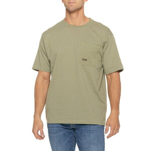 (���) �A���A�b�g ���[�o�[ ���[�N�}�� �x���g�e�b�N 360 �V�[���h �|�P�b�g T-�V���c - �V���[�g �X���[�u Ariat Rebar Workman VentTEK 360 Shield Pocket T-Shirt - Short Sleeve Oil Green