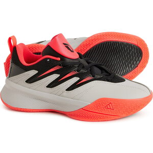 (���) �A�f�B�_�X �{�[�C�Y �f�C�� �T�[�e�B�t�@�C�h 3 �o�X�P�b�g�{�[�� �V���[�Y adidas Boys Dame Certified 3 Basketball Shoes Core Black/Lucid Red/Grey