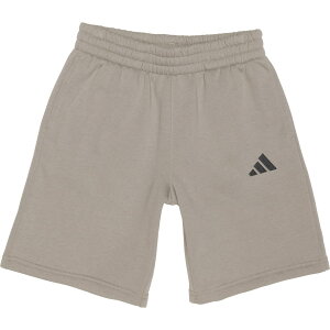 (���) �A�f�B�_�X �r�b�O �{�[�C 3�o�[ ���S �t���[�X �V���[�c adidas Big Boy 3-Bar Logo Fleece Shorts Dk Beige