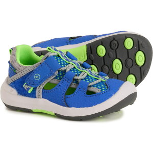 (���) �X�g���C�h ���C�g ���g�� �{�[�C�Y �A���h �K�[���Y �E�F�C�h 2.0 �X�|�[�c �T���_�� Stride Rite Little Boys and Girls Wade 2.0 Sport Sandals Blue