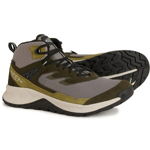 (���) �L�[�� �����Y �~�b�h �n�C�L���O �u�[�c Keen men Hightrail Mid Hiking Boots (For Men) Steel Grey/Forest Night