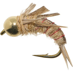 (���) �A���v�J �E�F�C�h �m�[�X �t�H�[�N�e�[�� �X�y�V���� �j���t �t���C - �_�Y�� UMPQUA Wade North Fork Special Nymph Fly - Dozen Tan