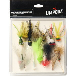 (���) �A���v�J ���[�W�}�E�X �o�X �K�C�h �t���C �Z���N�V���� �Z�b�g - 15-�s�[�X UMPQUA Largemouth Bass Guide Fly Selection Set - 15-Piece Multi
