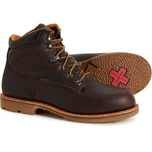 (���) �`�y�� �����Y �R�����B�� 6�C���` ���U�[ ���[�N �u�[�c Chippewa men Colville 6�h Leather Work Boots (For Men) Briar Oiled