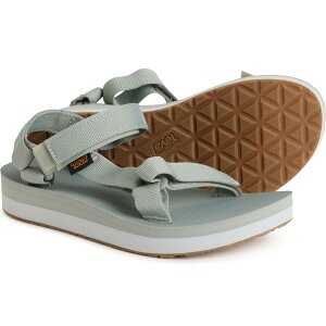 (���) �e�o ���f�B�[�X �~�b�h�t�H�[�� ���j�o�[�T�� �X�|�[�c �T���_�� Teva women Midform Universal Sport Sandals (For Women) Wrought Iron/Pearl Blue