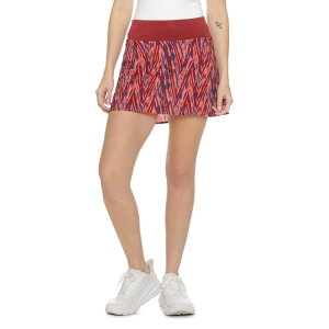 (���) �X�}�[�g�E�[�� �A�N�e�B�u ���C�� �X�J�[�g - �r���g-�C�� ���C�i�[ SmartWool Active Lined Skirt - Built-In Liner Coral Reef Zigzag