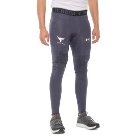 (取寄) アンダーアーマー メンズ プロジェクト ロック ターフギア レギンス Under Armour men Project Rock TurfGear Leggings (For Men) Tempered Steel