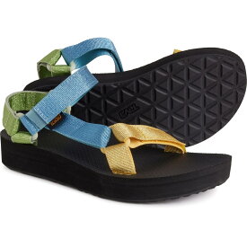 (取寄) テバ レディース ミッドフォーム ユニバーサル スポーツ サンダル Teva women Midform Universal Sport Sandals (For Women) Metallic Blue Multi