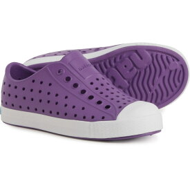 (取寄) ネイティブ ガールズ ジェファーソン シューズ - スリップ-オンズ NATIVE Girls Jefferson Shoes - Slip-Ons Starfish Purple/Shell White