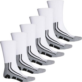 (取寄) キャタピラー メンズ オーバーサイズ ロゴ ハーフ-クッション ソックス Caterpillar men Oversized Logo Half-Cushion Socks (For Men) White