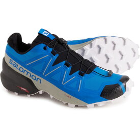 (取寄) サロモン メンズ スピードクロス 5 トレイル ランニング シューズ Salomon men Speedcross 5 Trail Running Shoes (For Men) Sky Diver/Black/White