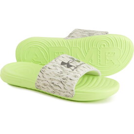 (取寄) アンダーアーマー メンズ アンサ グラフィック スライド サンダル Under Armour men Ansa Graphic Slide Sandals (For Men) Summit White