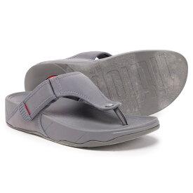 (取寄) フィットフロップ メンズ リ トゥ-ポスト サンダル FitFlop men Trakk II Toe-Post Sandals (For Men) Pewter Grey