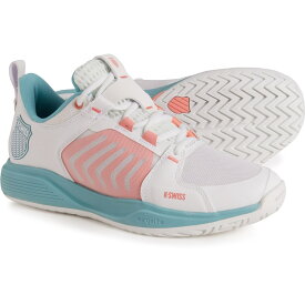 (取寄) ケースイス レディース ウルトラショット チーム テニス シューズ K-Swiss women Ultrashot Team Tennis Shoes (For Women) White/Pink/Lt Blue
