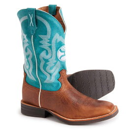 (取寄) ツイステッドXブーツ メンズ フーイ スクエア トゥ カウボーイ ブーツ Twisted X Boots men Hooey Square Toe Cowboy Boots (For Men) Gingerbread/Turquoise