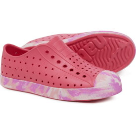 (取寄) ネイティブ ガールズ ジェファーソン シュガーライト マーブルド シューズ - スリップ-オンズ NATIVE Girls Jefferson Sugarlite Marbled Shoes - Slip-Ons Dazzle Pink/Winterberry Purple Marble