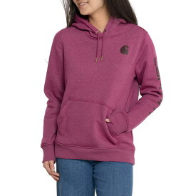 (取寄) カーハート 102791 クラークスバーグ グラフィック ブーディ Carhartt 102791 Clarksburg Graphic Hoodie Beet Red Heather