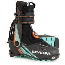 SCARPA レディース GEA 100 フレックス アルパイン ツーリング スキーブーツ バックカントリー ダウンヒル スキー用 - エメラルド ブラック - 23 Sports Outdoors