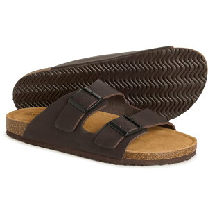 (���) �����Y �O���C�X�g�[�� ���[�h �T���_�� - ���U�[ Greystone men Reed Sandals - Leather (For Men) Brown