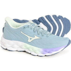 (���) �~�Y�m ���f�B�[�X �~�Y�m �E�F�[�u �X�J�C 8 �����j���O �V���[�Y Mizuno women Wave Sky 8 Running Shoes (For Women) Citadel-Hint Of Mint