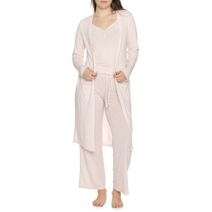 (���) �_���X�L�� ���f�B�[�X �p�W���} �E�B�Y ���[�u �Z�b�g Danskin women Pajamas with Robe Set Rosewater Quartz