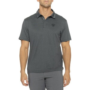 (���) ���V�j���[�� �����Y ���V�j���[�� �X���u �|�� �V���c - �V���[�g �X���[�u Rossignol men Slub Polo Shirt - Short Sleeve 23N/Onyx Grey