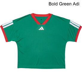 (取寄) アディダス キッズ アディダス ビッグ ボーイズ サッカー ジャージ - ショート スリーブ adidas kids Big Boys Soccer Jersey - Short Sleeve Bold Green Adi