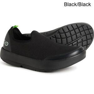 (���) �E�[�t�H�X ���f�B�[�X �E�[�t�H�X �E�[�G�� �C�[�W�[ �X�j�[�J�[ Oofos women OOmg EeZee Sneakers (For Women) Black/Black