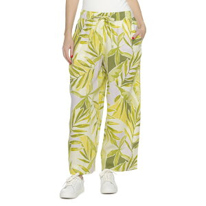 (���) ���f�B�[�X �J���v�\ ST. �o�[�X �v�����e�b�h �p���c - ���l�� Calypso St. Barth women Printed Pants - Linen Brenner Palm 001
