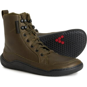 (���) �r�{�x�A�t�b�g ���f�B�[�X �S�r �u�[�c - �E�H�[�^�[�v���[�t, ���U�[ VivoBarefoot women Gobi Winterised Boots - Waterproof, Leather (For Women) Olive