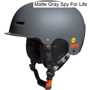 (���) �X�p�C �X�p�C �M�����N�e�B�b�N �X�L�[ �w�����b�g - �~�v�X SPY Galactic Ski Helmet - MIPS Matte Gray Spy For Life