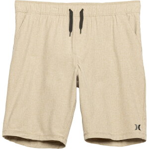 (���) �n�[���[ �L�b�Y �n�[���[ �r�b�O �{�[�C�Y �E�[�u�� �n�C�u���b�g �V���[�c Hurley kids Big Boys Woven Hybrid Shorts Khaki