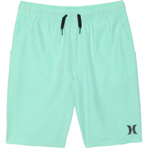 (���) �n�[���[ �L�b�Y �n�[���[ �r�b�O �{�[�C�Y �E�[�u�� �n�C�u���b�g �V���[�c Hurley kids Big Boys Woven Hybrid Shorts Green Glow