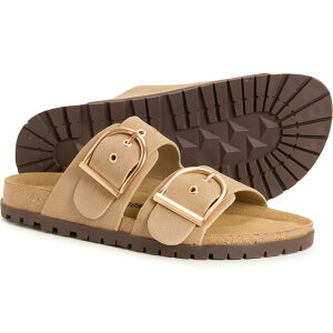 (���) �N�b�V�����l�A ���f�B�[�X �u���b�N �T���_�� - �X�G�[�h Cushionaire women Brook Sandals - Suede (For Women) Biscuit