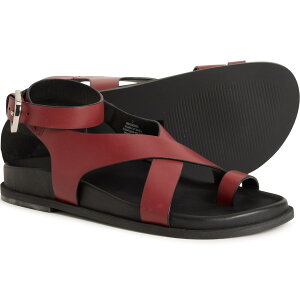 (���) �t���[�s�[�v�� ���f�B�[�X �t���[ �s�[�v�� �A�[�j�� �T���_�� - ���U�[ Free People women Anya Sandals - Leather (For Women) Dark Red