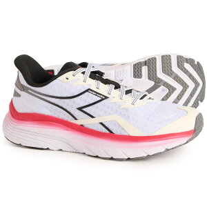 (���) �f�B�A�h�� �����Y �G�C�L�[�v �j���[�N���I �����j���O �V���[�Y Diadora men Equipe Nucleo Running Shoes (For Men) White_Black_Toreador
