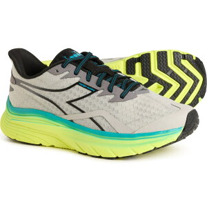 (���) �f�B�A�h�� �����Y �G�C�L�[�v �j���[�N���I �����j���O �V���[�Y Diadora men Equipe Nucleo Running Shoes (For Men) Slvr Dd_Steel Gry_Caribbean Se