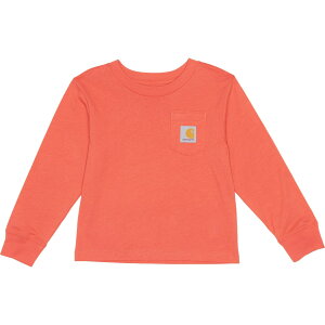 (���) �J�[�n�[�g �L�b�Y �J�[�n�[�g ���g�� �K�[���Y SUV T-�V���c - �����O �X���[�u Carhartt kids Little Girls CA7144 SUV T-Shirt - Long Sleeve Dk Peach