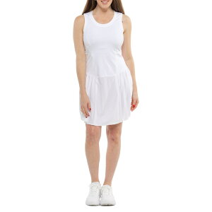 (���) ���� ���f�B�[�X �Q�[�� �h���X - �X���[�u���X Lole women Game Dress - Sleeveless White - W101