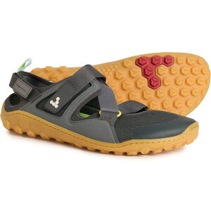 (���) �r�{�x�A�t�b�g �����Y �g���b�J�[ �T���_�� VivoBarefoot men Tracker Sandals (For Men) Charcoal_Gum