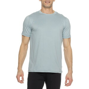 (���) �K�C�A�� �����Y �G�u���f�C �x�[�V�b�N �N���[ T-�V���c - �V���[�g �X���[�u Gaiam men Everyday Basic Crew T-Shirt - Short Sleeve Slate Green
