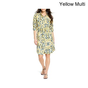 (���) �j�b�N+�]�[�C �T�j�[�X�J�C�Y�V�h�j�[�V���c�h���X nic+zoe Sunny Skies Sydney Shirt Dress