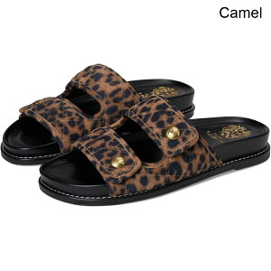 (���) ���B���X�E�J���[�g �O���C�V���L���e�b�h�_�u���o���h�X���C�h�T���_�� vince camuto Graysin Quilted Double Band Slide Sandals
