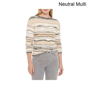 (���) �j�b�N+�]�[�C �v�`�I�f�b�Z�C�~�b�N�X�Z�[�^�[ nic+zoe Petite Odyssey Mix Sweater
